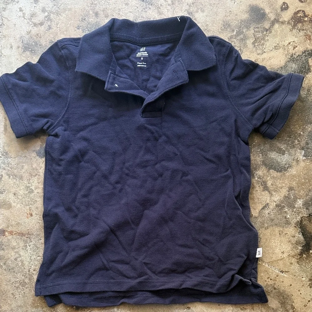 GAP Boys Classic Navy Polo Shirt